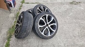 Elektróny 17" ošúchané 4x108 rozm. 205/45 R17