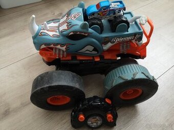 Hotwheels Rc Monster Trucks Transforming Rhinomite 1:12