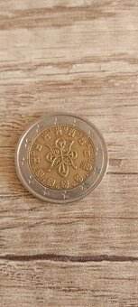 2 eurova minca Portugalsko 2002