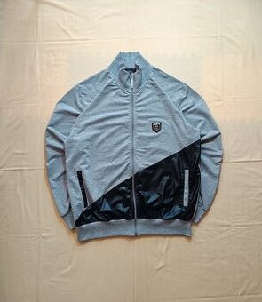 Philipp Plein sivá tepláková mikina na zips Made in Italy XL