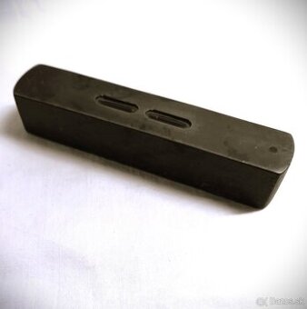 Stará funkční vodováha- mosaz na dřevě