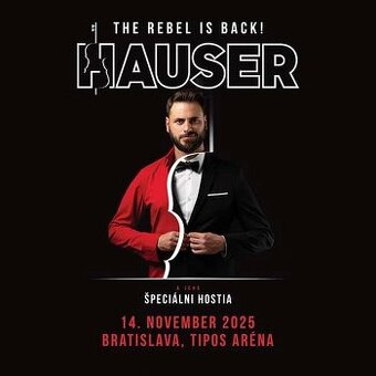 Hauser - The rebel is back  2 ks Bratislava