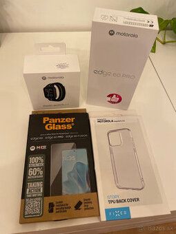 Motorola Edge 60PRO + Moto Watch Fit + Sklo + Puzdro