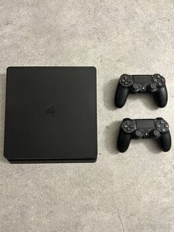 PS4 Slim 500 GB + 2 ovládače + FC 2024 a FC 2025