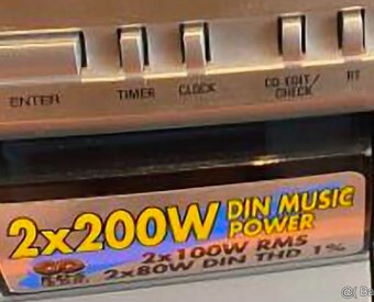 400wat 2x 200 wat Hi-Fi veža AIWA