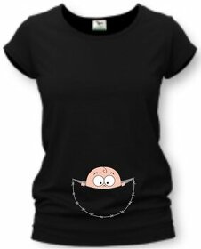 Tehotenské tričká s potlačou - 1