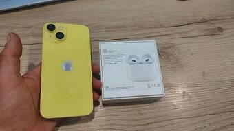 i Phone 14,128Gb + Air Pods 3