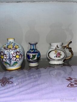 Váze sklo/porcelán keramika