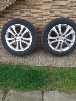 Hliníkové disky - originál KIA / 5x114,3 s letnými pneu R16