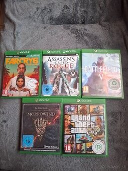 Predám hry na X BOX ONE