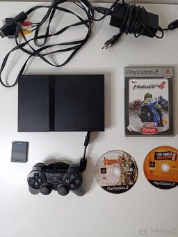 Zostava PS2 slim + hry