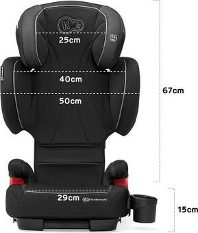 Autosedačka Kinderkraft Unity Isofix Grey 15-3