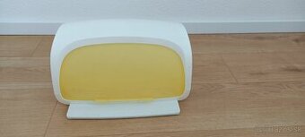 Chlebník Tupperware - bielo žltý