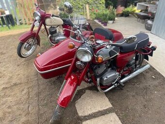 Jawa 350/634 so sajdou Velorex 562