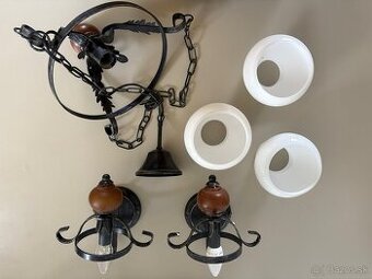 Historický luster a svietidlá