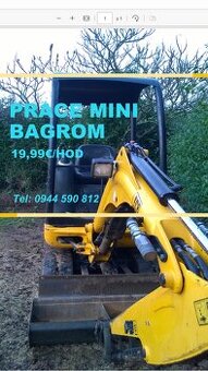 Zemné a výkopové práce mini bagrom