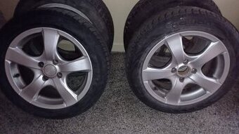 Disky R15 4x100 so zimnými pneu 185/55
