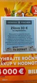 Zľava 30€ na letenku.