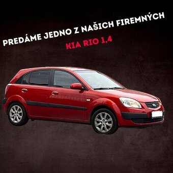 Na predaj Kia Rio 1.4 benzín, jeden majiteľ