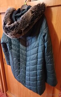 Petrolejova zimná bunda pre moletky xxxl