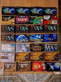 Nové audio mc kazety od 2€: normal a chrome od 3,5€