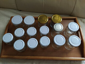 Male poháre na zaváranie bez etiket 18ks (iba osobný odber)