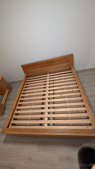 Postel Julia masív dub s úložným priestorom