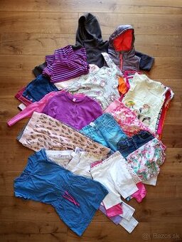 Balik obleč.veľ.122 pre dievča, posta GRATIS