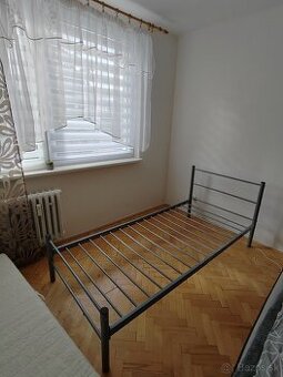 Jednoposteľ kovová 90x200cm