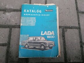 Predám kniha Katalóg náhradných dielov na Lada 1600