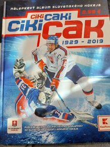 Hokejový nálepkový album ciki caki ciki cak