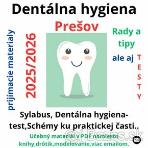 Dentálna hygiena 2024/2025 Prešov