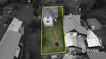RADO | Stavebný pozemok 297m2 + starý rodinný dom, Vrícko -