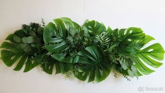 Tropická ikebana / dizajnová zeleň / svadobná výzdoba - 1