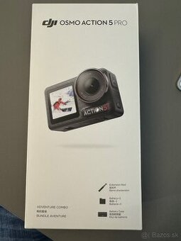 Predam DJI Osmo Action 5 Pro Adventure Combo aj s puzdrom