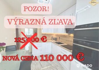 ZNÍŽENÁ CENA - novo-rekonštruovaný 3i byt