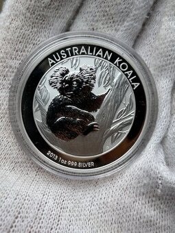 Austrálska strieborná minca Koala Investičné striebro Ag 999
