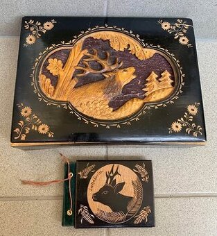 Starozitna krabicka a zapisnik prva republika polovnicky mot