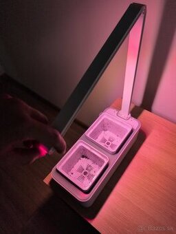 Smart indoor kvetináč s LED osvetlením