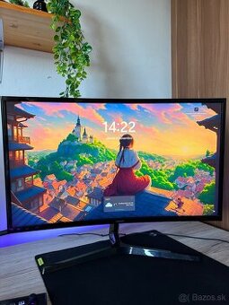 Samsung 27" 75hz prehnutý