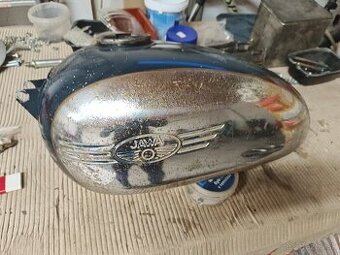 jawa sport originál modrá nádrž