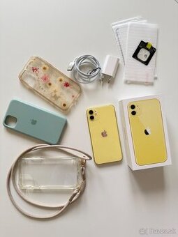 iPhone 11 TOP STAV 128gb žltý
