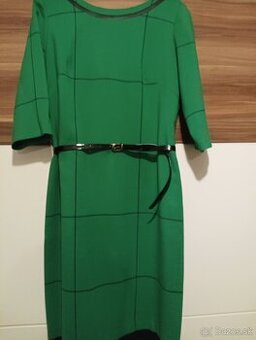 Midi šaty zelené veľ. L/XL