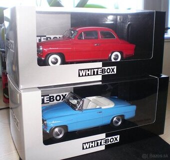 ŠKODA FELICIA CABRIO  a ŠKODA OCTAVIA SUPER, 1:24 , WHITEBOX