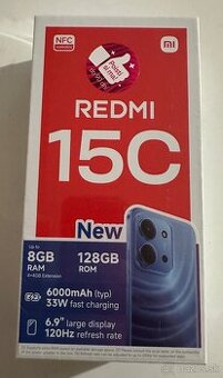 Redmi 15C 8GB/128GB Midnight Black