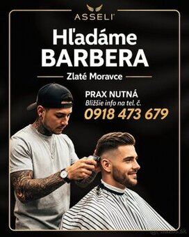 HĽADÁME BARBERA / BARBERKU / KADERNÍKA / KADERNÍČKU