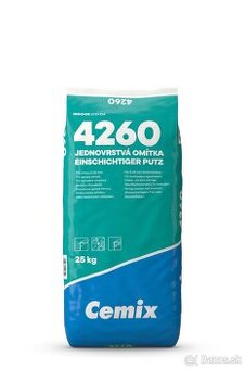 Predám jednovrstvovú omietku Cemix 4260