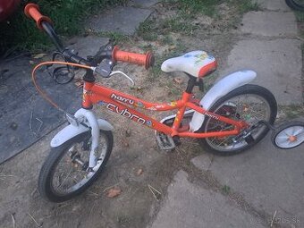 Červený bicykel do 6 rokov