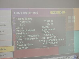 EPSON EB-695Wi SVIATOČNÁ AKCIA DO 11.5.