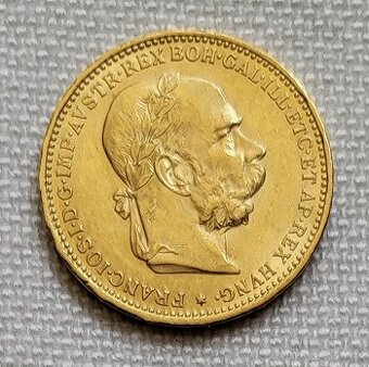Zlaté rakúske 20 koruny Franza Jozefa I., 1893, 1894, 1897bz